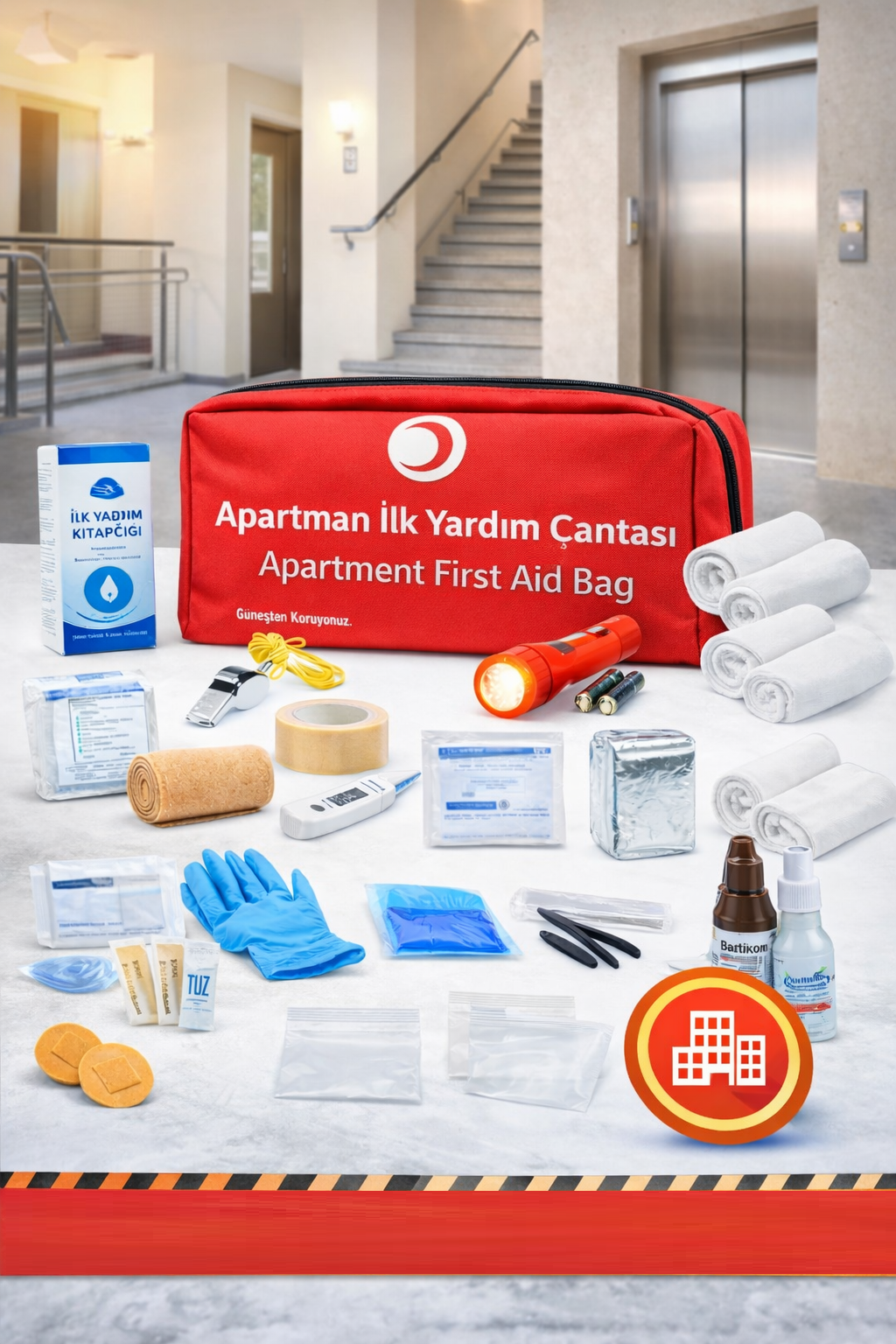 Apartman ilk Yardım Çantası Apartman ilk Yardım Çantası