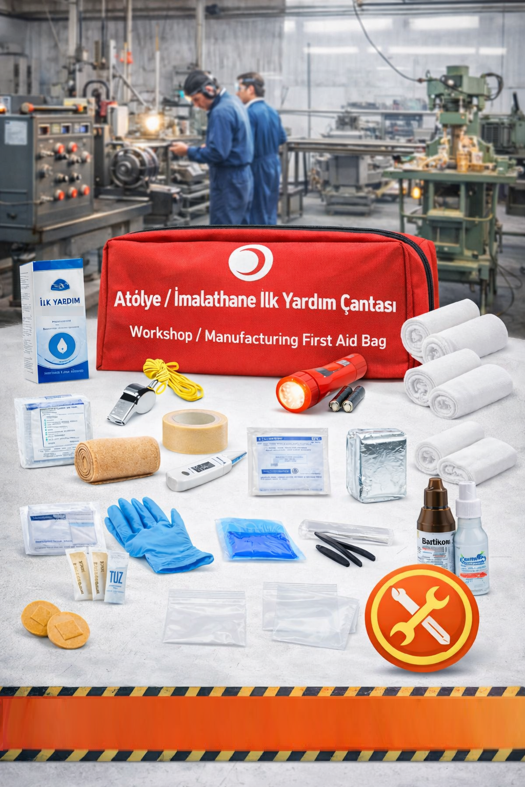 Atölye ilk Yardım Çantası Atölye ilk Yardım Çantası