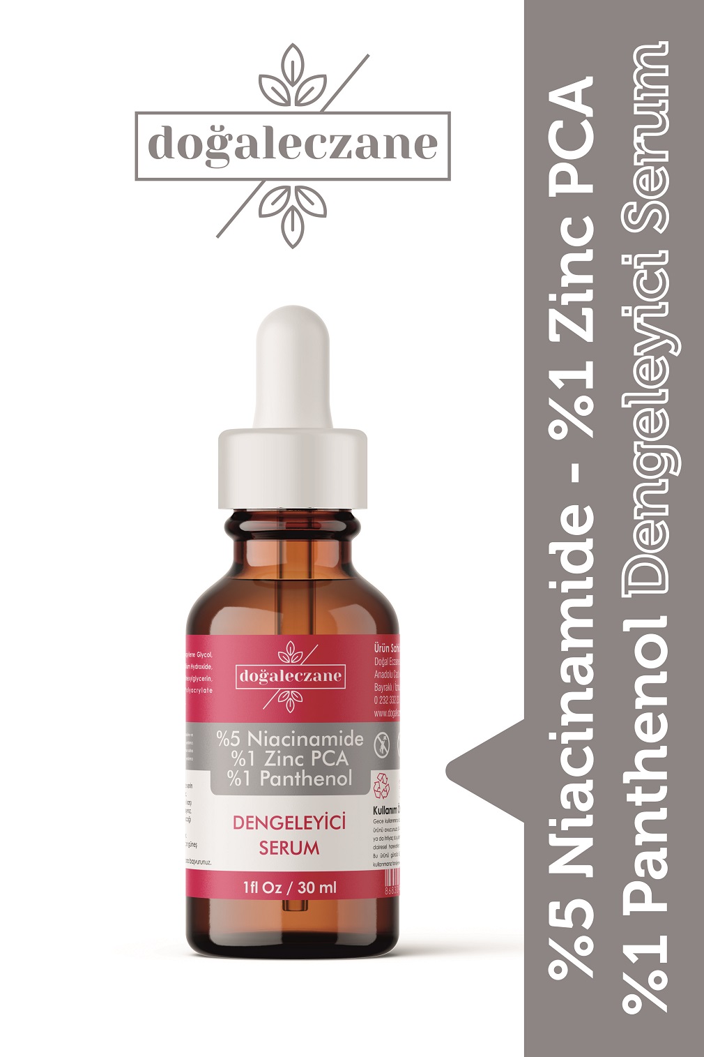 5Niacinamide-1 Cilt Tonu Eşitleme Niacinamide %5 Serum 30 ml - Görsel 1