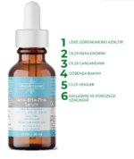 AHA+BHA+PHA Gözenek Küçültücü Yenileyici Cilt Serumu 30 ml. - Görsel 6