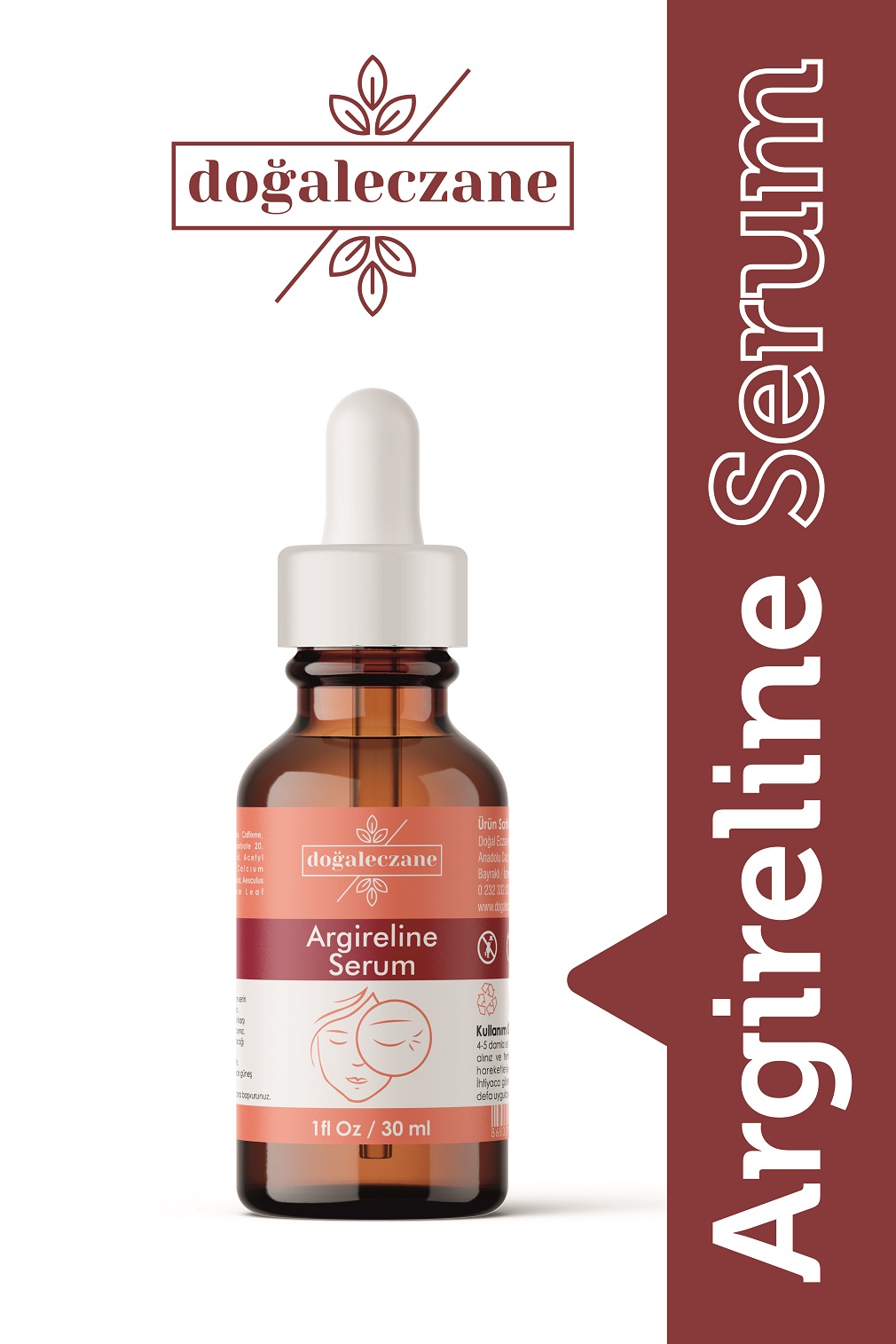 Argilerine-Serum-1 İnce Çizgi Karşıtı Kolajen Argireline Serum Hızlı Etki 30 ml. - Görsel 1