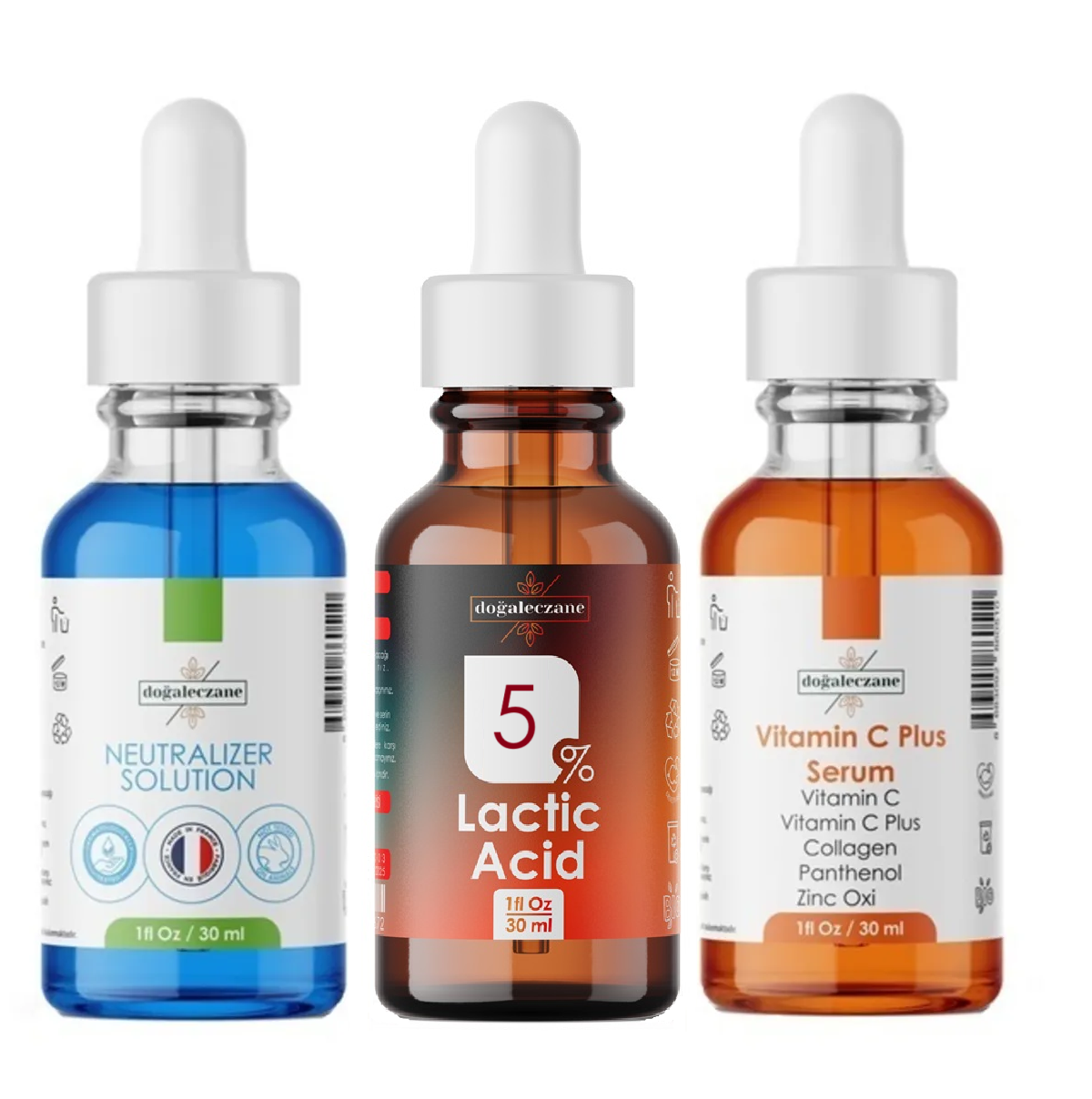 lac5set Koltuk altı Beyazlatma Laktik Asit %5 Peeling Set 90 ml Cilt Kararmaları - Görsel 1