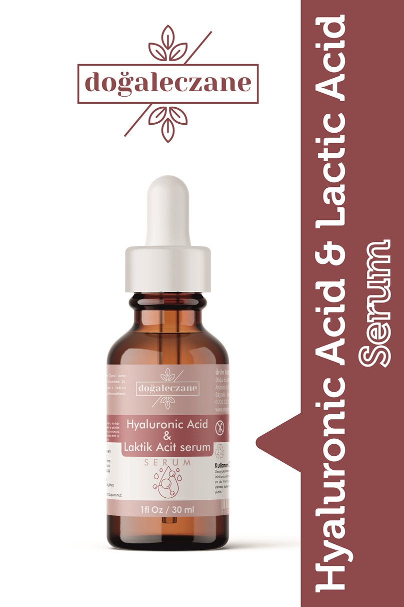laktik-hyaluronik-1 Laktik Asit Hyaluronik Asit Serum Cilt Dokusu Yenileme 30 ml. - Görsel 1