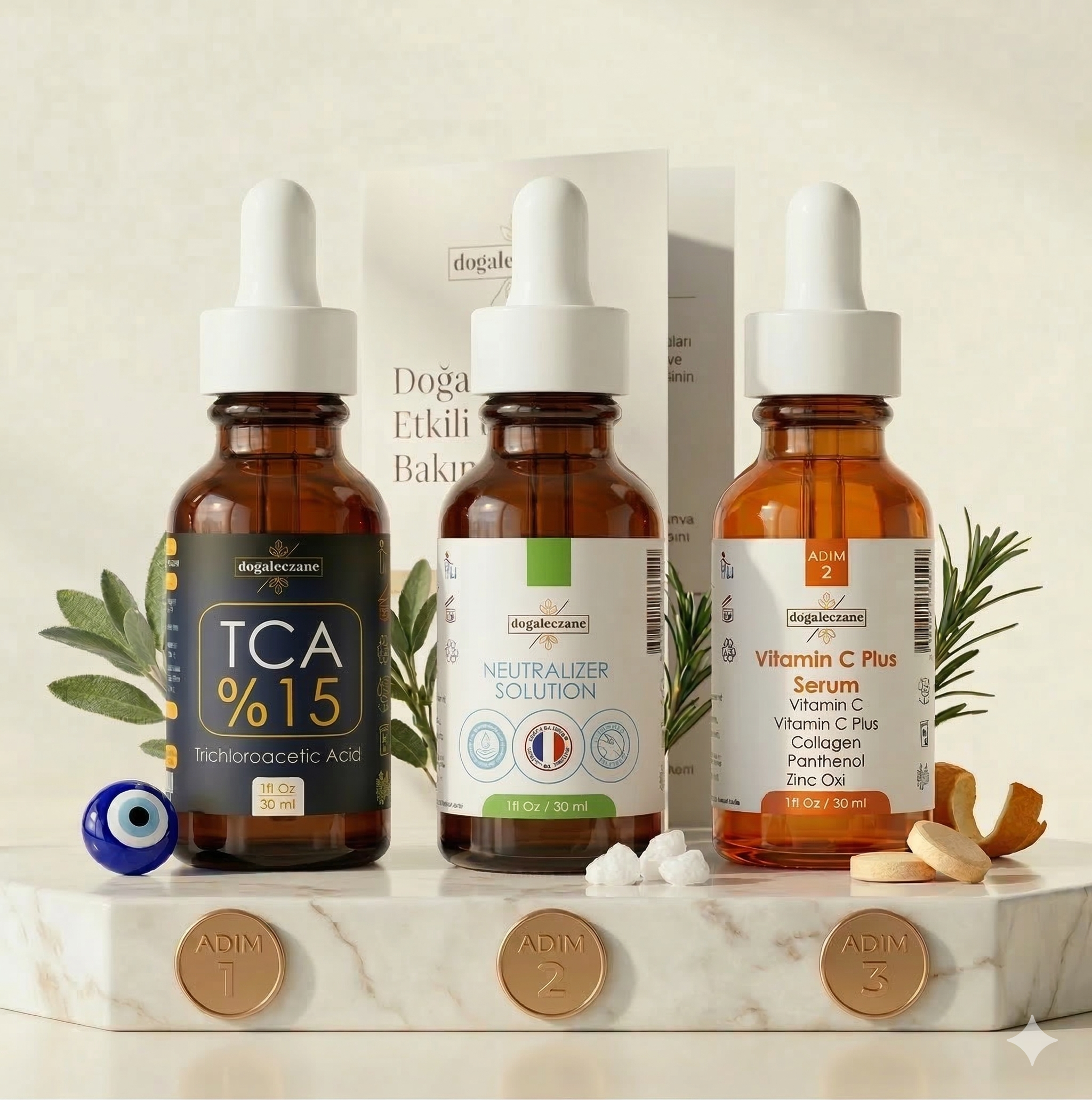 tca-15-s1 Tca Peeling %15 Serum Set - Görsel 1