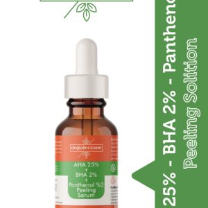 Güneş Lekesi Aha %25 + Bha %2 + Panthenol %3 Cilt Tonu Eşitleyici Peeling Cilt Serum 30 ml