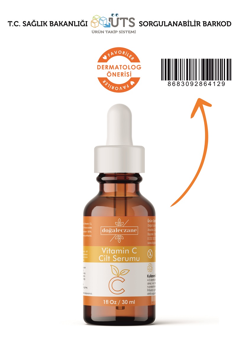 Hücre yenileyici Cilt Onarımı Vitamin C Plus Serum 30 ml - Görsel 2
