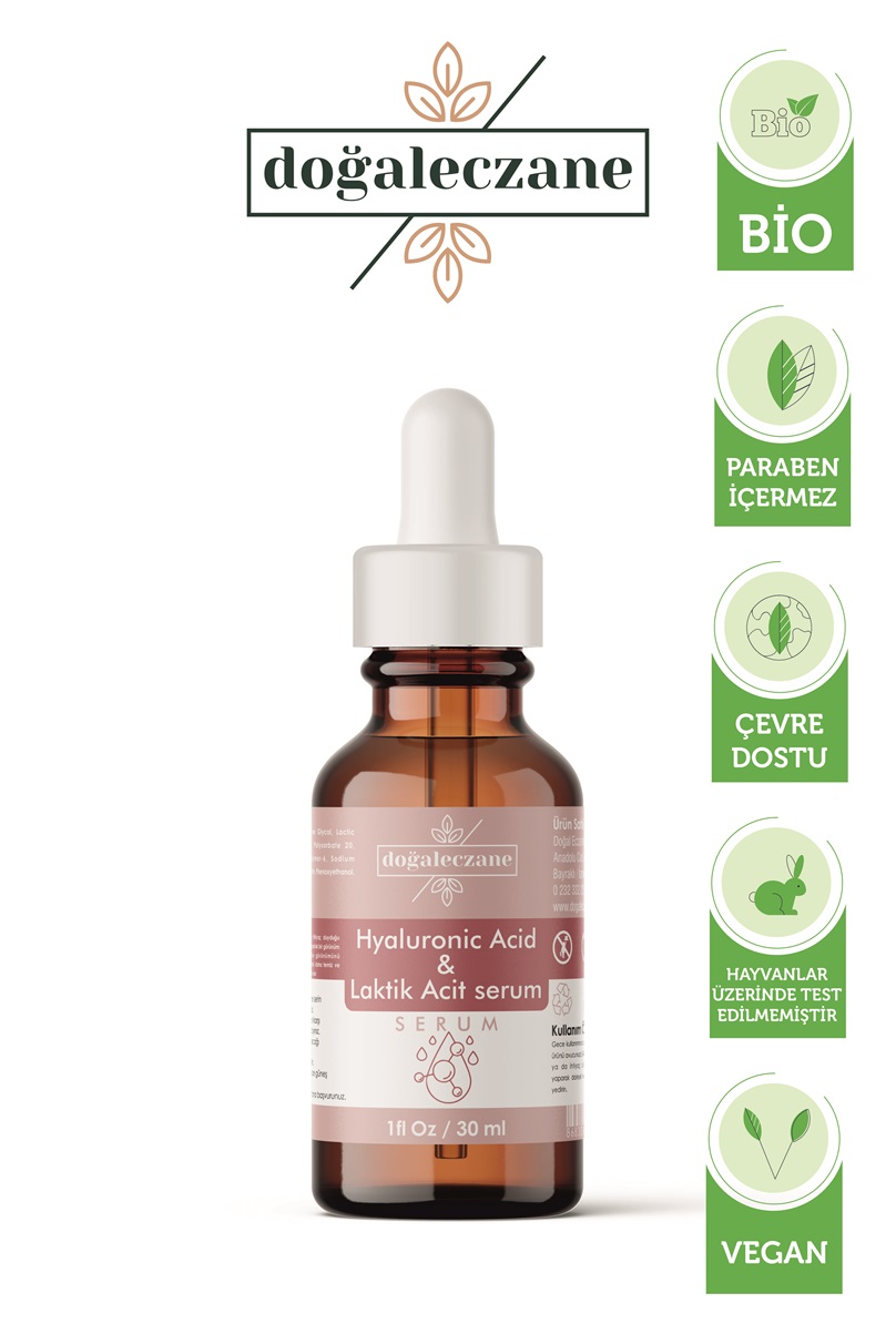 Laktik Asit Hyaluronik Asit Serum Cilt Dokusu Yenileme 30 ml. - Görsel 3