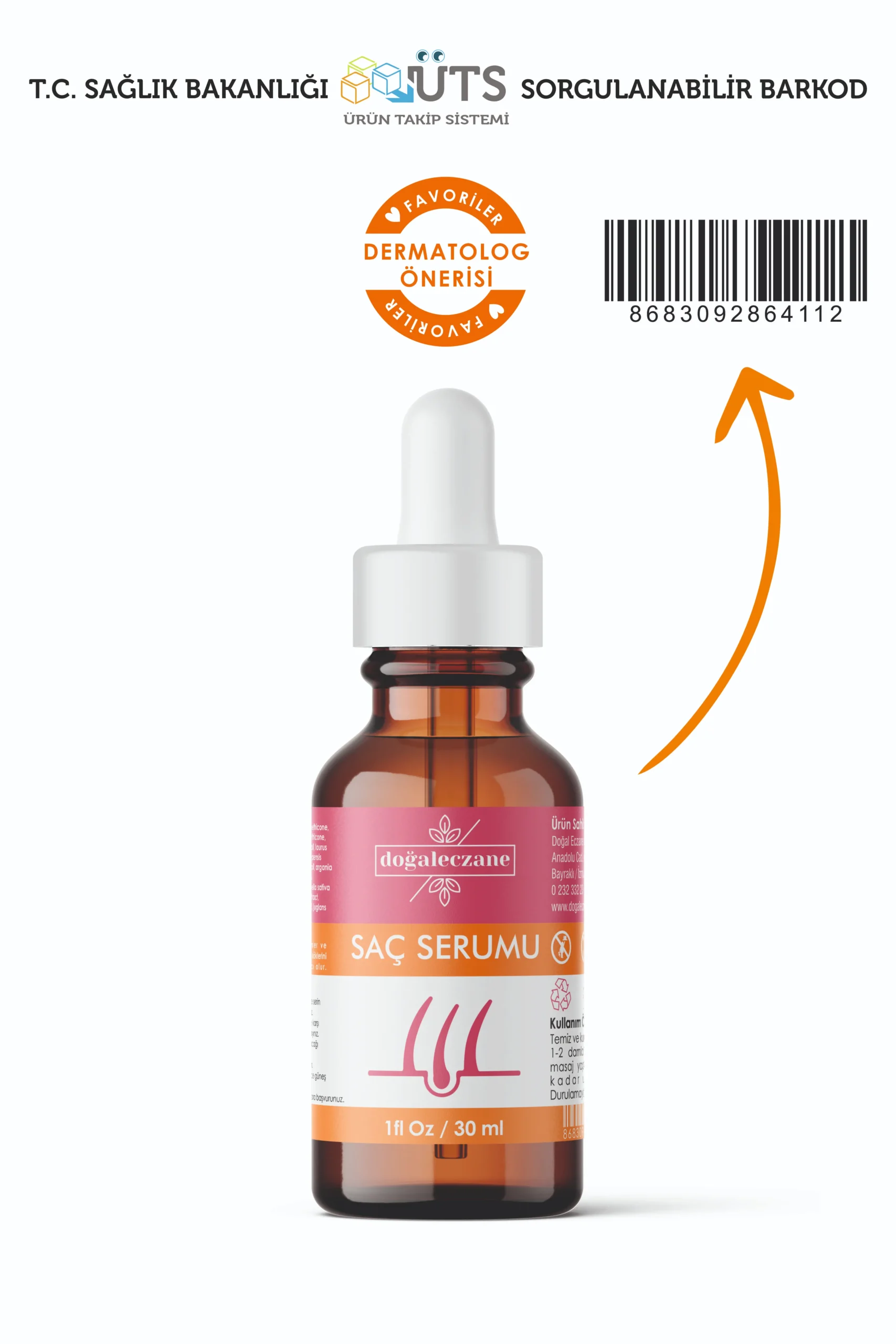 Hızlı Saç Uzatma Saç Bakım Serumu 30 ml - Görsel 2