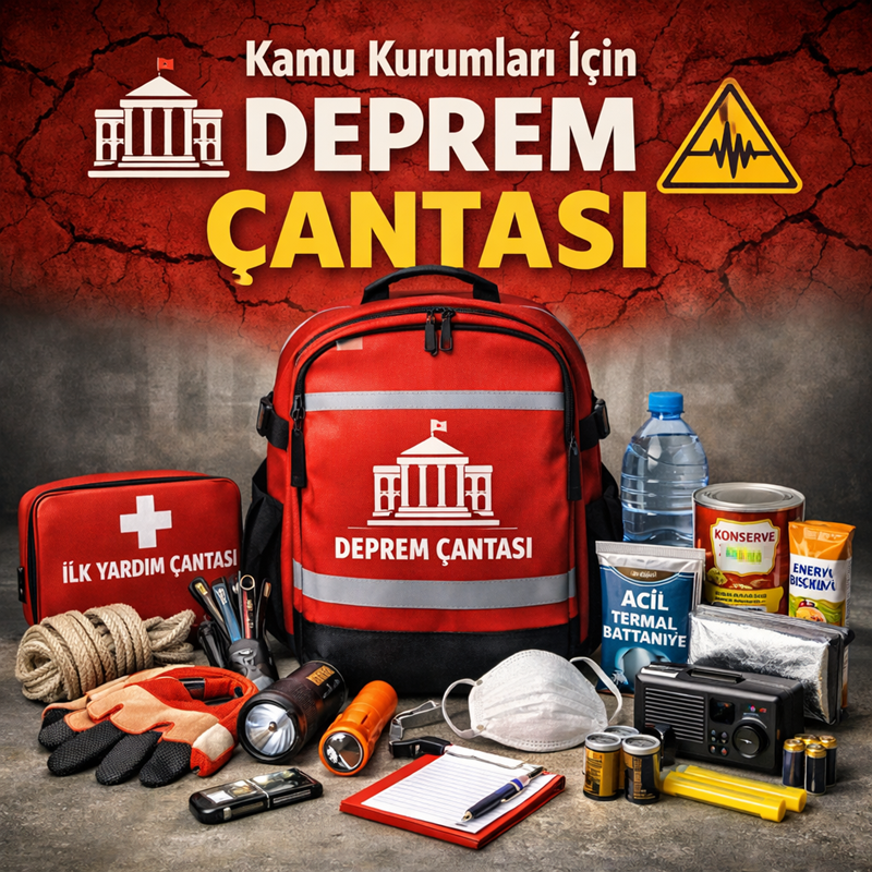 Kamu Kurumları İçin Deprem Çantası